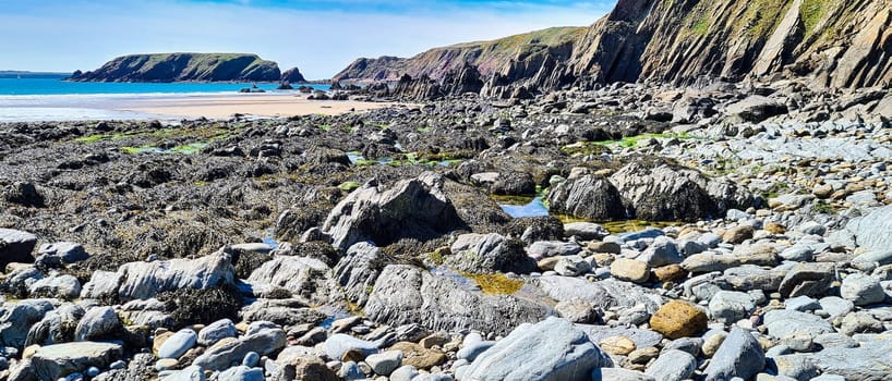 Welsh beach - Marloes Sands, Pembrokeshire, Wales, United Kingdom