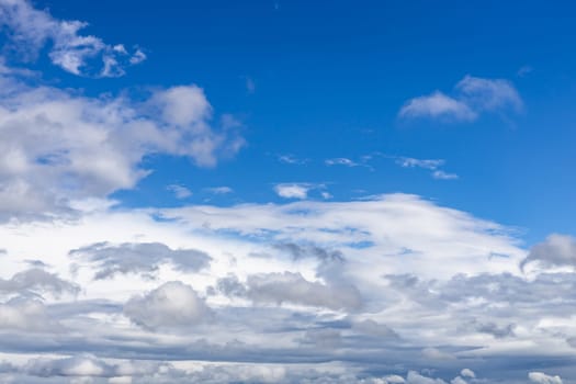 Blue Sky with beautiful Clouds on a sunny day