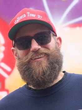 deutscher Rapper MC Fitti beim Auftritt am 28.08.2021 in Magdeburg