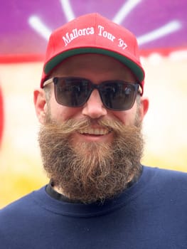 deutscher Rapper MC Fitti beim Auftritt am 28.08.2021 in Magdeburg