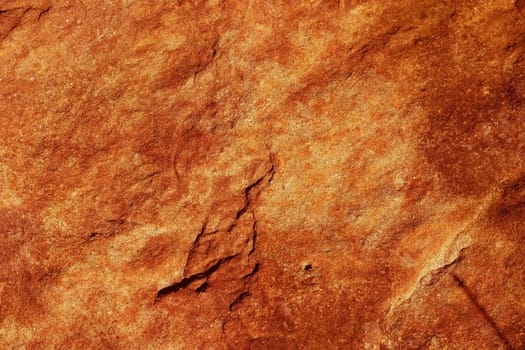 Close up of orange brown stone