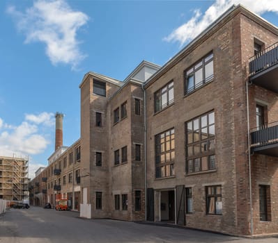 conversion and restoration of an old factory site into apartments