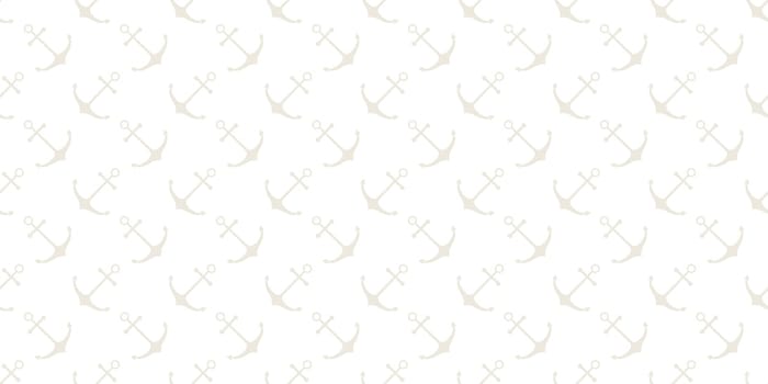 Nautical seamless pattern with ship wheels and anchors. Vector illustration