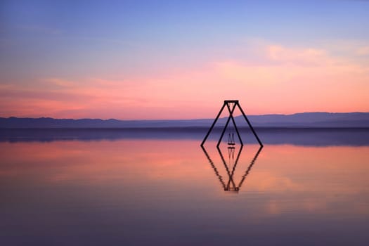 Calm and Peaceful Waters of Bombay Beach California in the Salton Sea