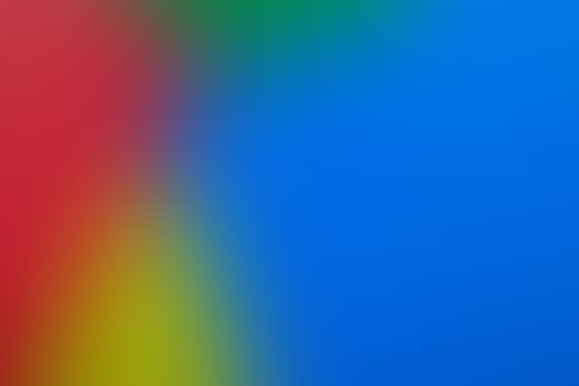 Red, yellow, green and blue are mixed in different proportions with a prominent separation. High quality photo
