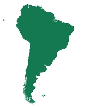 Map of South America