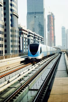 Train in dubai, United Arab Emirates