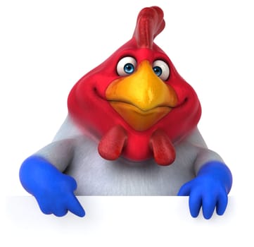 French chick - 3D Illustration