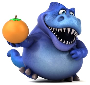 Fun dinosaur - 3D Illustration