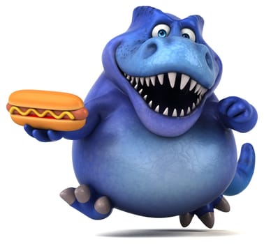 Fun dinosaur - 3D Illustration