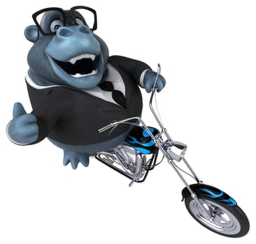 Fun gorilla - 3D Illustration