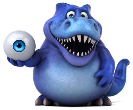 Fun dinosaur - 3D Illustration