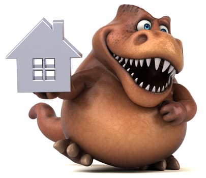 Fun Trex - 3D Illustration