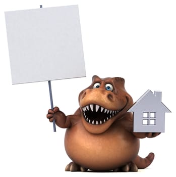 Fun Trex - 3D Illustration