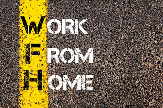 Business Acronym BMI - Body Mass Index..Yellow paint line on the road against asphalt background. Conceptual image