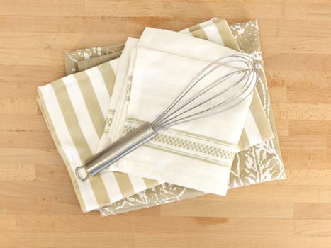 A close up Shot of a kitchen tea towel