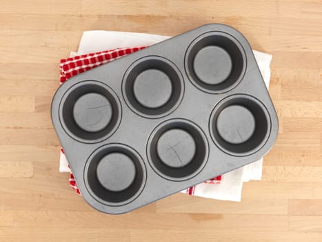 A close up shot of baking equipment