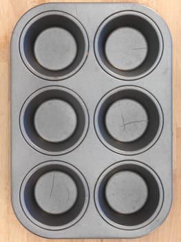 A close up shot of baking equipment