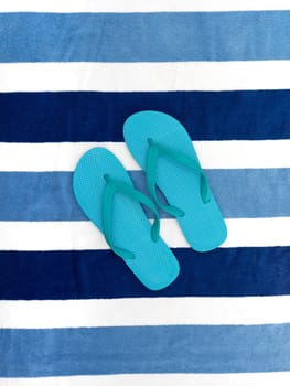 A close up shot of a beach towel