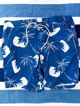 A close up shot of a beach towel