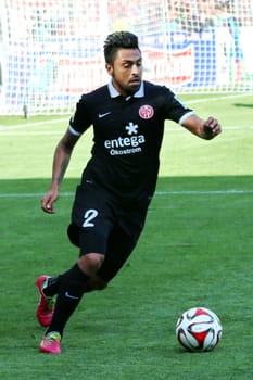Gonzalo Jara (Mainz) in action.... 14/15 Bundesliga