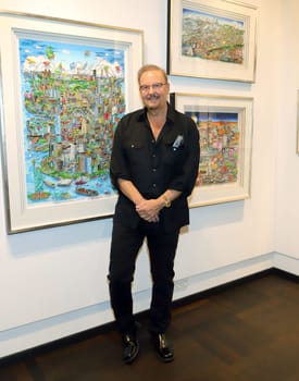 Charles Fazzino at the Galerie Mensing Hamburg . exhibition of Charles Fazzino artwork in Germany 2021