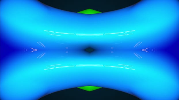 Floral 3d render of mirror fractals with complex natural tracery. Futuristic blurry textures of trendy surrealism. Abstract kaleidoscope of spring bloom and festive mood