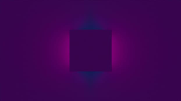 Geometric square with 3d render of light shadows. Minimalistic background with shimmering block of modern interior. Simple mosaic element and trendy digital decoration