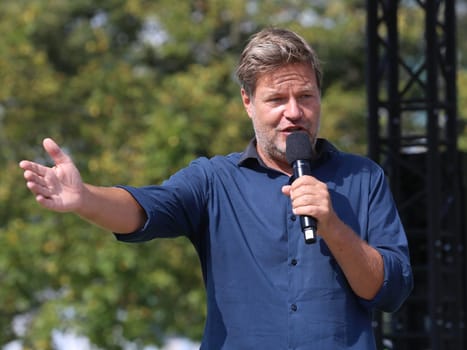deutscher Politiker Robert Habeck Partei Bündnis 90 Die Grünen