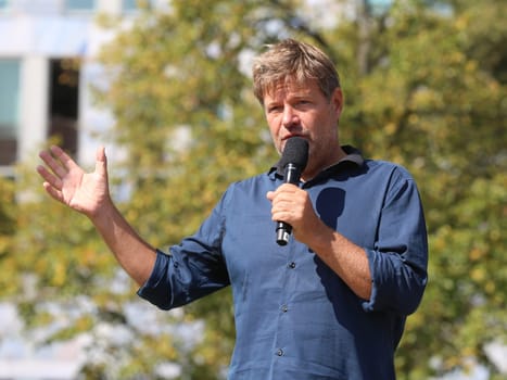 deutscher Politiker Robert Habeck Partei Bündnis 90 Die Grünen