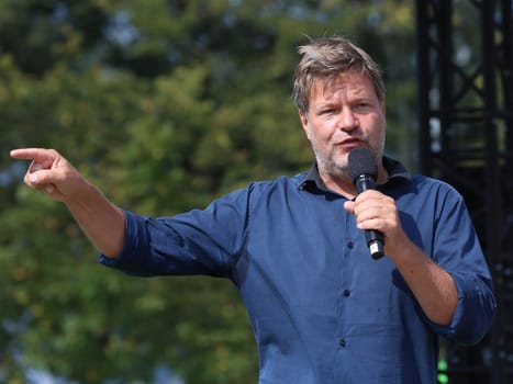 deutscher Politiker Robert Habeck Partei Bündnis 90 Die Grünen
