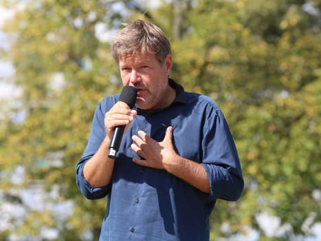 deutscher Politiker Robert Habeck Partei Bündnis 90 Die Grünen