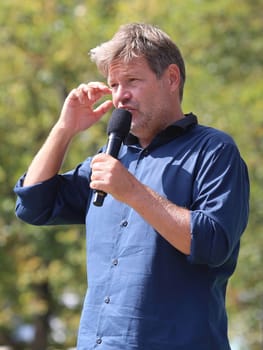 deutscher Politiker Robert Habeck Partei Bündnis 90 Die Grünen