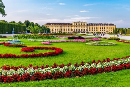 Schonbrunn Palace was the main summer residence of the Habsburg rulers. It's a rococo palce now became an Unesco world heritage site