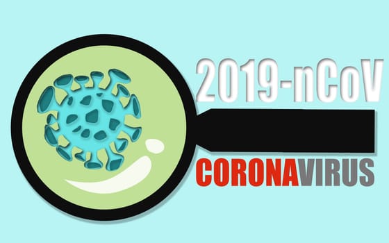 Wuhan coronavirus 2019-nCoV concept. An outbreak occurs in Wuhan, China. 3d rendering