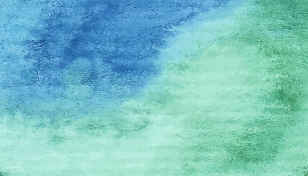 Hand painted watercolor background with gradient wash. Vector illustration