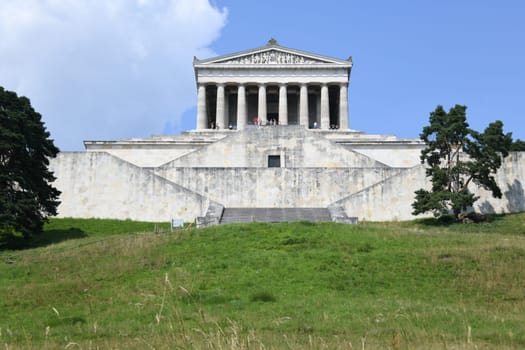 The Walhalla memorial in Donaustauf near Regensburg was inaugurated in 1842. Inside the Hall of Fame there are marble busts of important Germanic personalities.