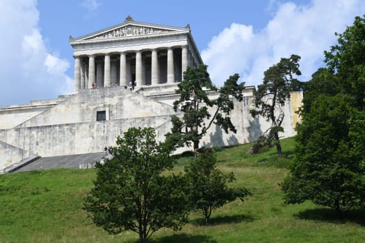 The Walhalla memorial in Donaustauf near Regensburg was inaugurated in 1842. Inside the Hall of Fame there are marble busts of important Germanic personalities.