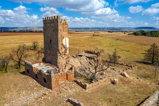 Gorgoji Tower belongs to its construction in the twelfth century, Alcaraz Albacete Spain