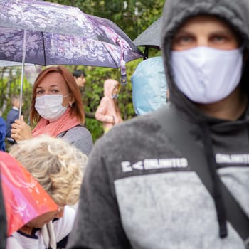 1st of September 2020: Tomsk, Russia - celebration of Day of Knowledge