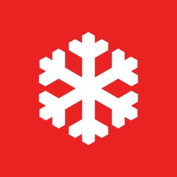 Snow flake and background