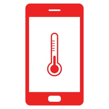 Thermometer and smartphone