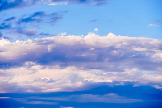 Fantastic colorful sunset with cloudy sky