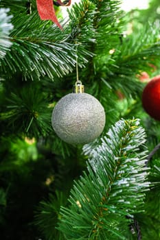 Christmas Tree Decorations On The Tree