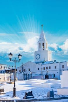 The Kul Sharif mosque in Kazan Kremlin. Tatarstan, Russia