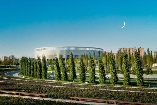 Football stadium Krasnodar. Stadium FC Krasnodar