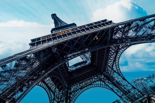 The Eiffel Tower in Paris.