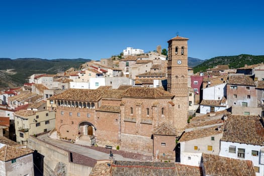 Church of San Juan Bautista de Tierga, in Zaragoza province, Aranda region, Aragon Spain