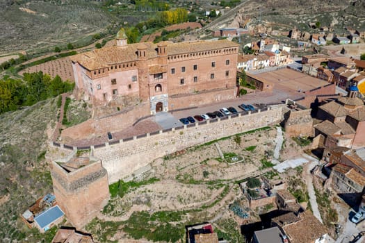 Castle Palace of Papa Luna Benedict XIII in Illueca municipality of the province of Zaragoza, autonomous community of Aragon, in Spain, capital of the Aranda region.