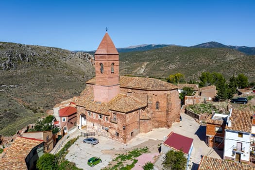 Church of Our Lady of the Assumption inAranda de Moncayo, Zaragoza Spain